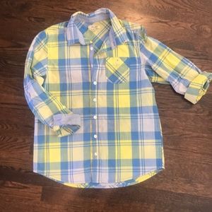 Cherokee plaid button down